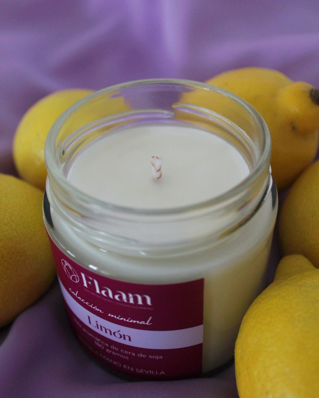 Vela tarro aroma Limón