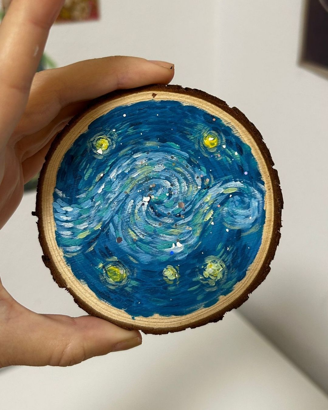 🌙🌠Plaza Taller de Velas & Pintura en madera: Van Gogh