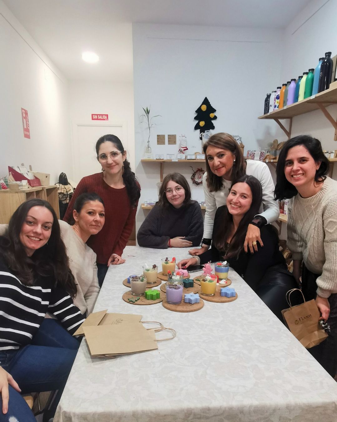 Plaza Talleres de velas versión NAVIDAD