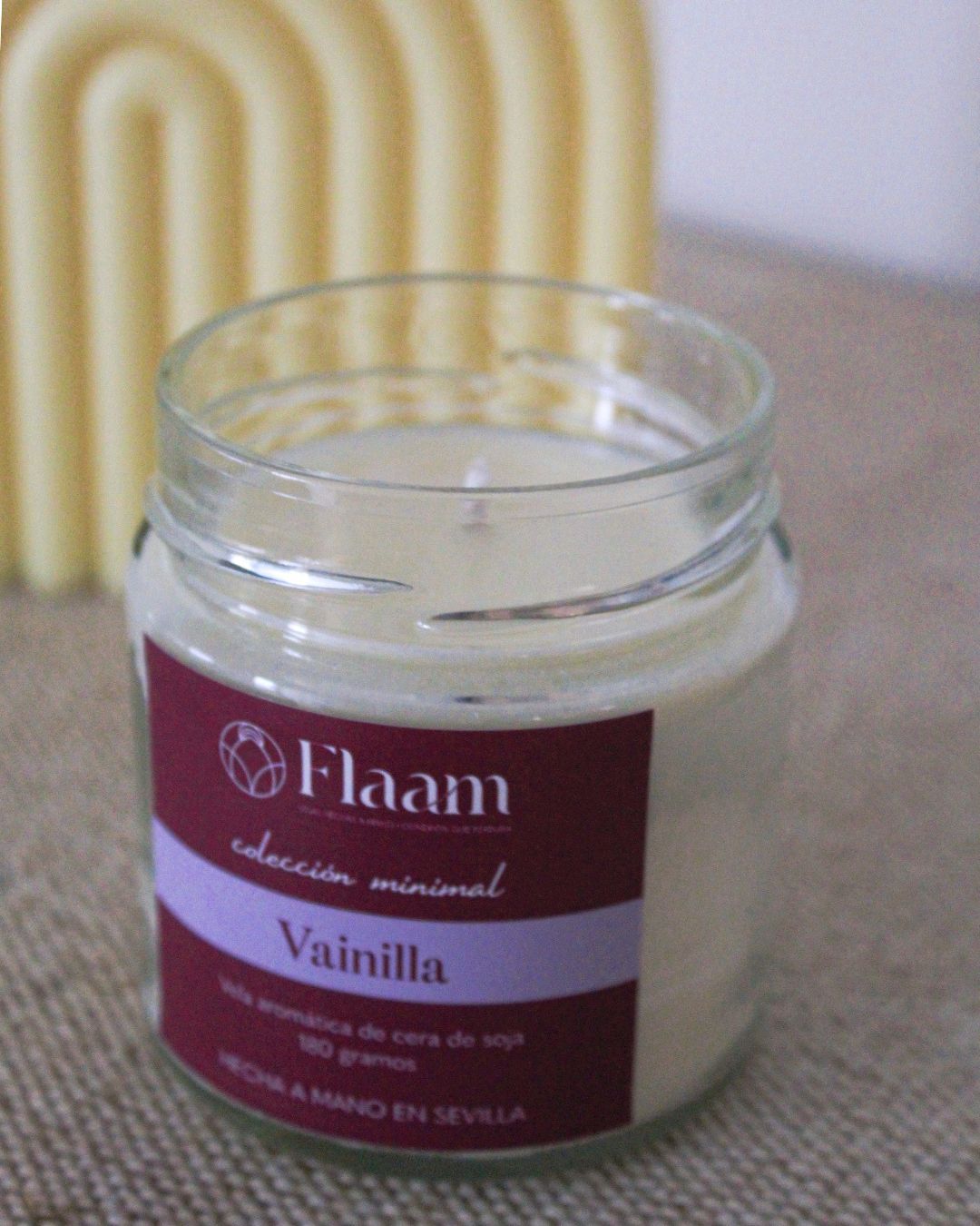 Vela tarro aroma Vainilla