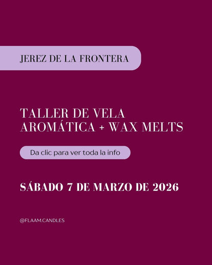 Plaza Taller de velas & wax melts en Jerez - 7 de marzo