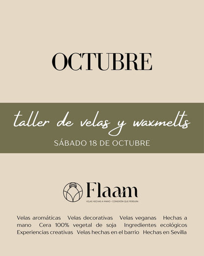 Plaza Taller vela aromática y bombones aromáticos - 18 de octubre