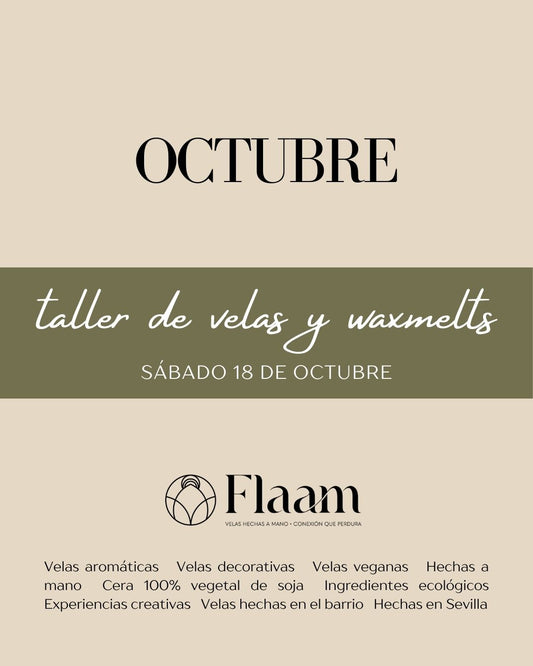 Plaza Taller vela aromática y bombones aromáticos - 18 de octubre