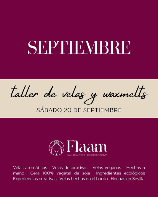 Plaza Taller vela aromática y bombones aromáticos - 20 de septiembre