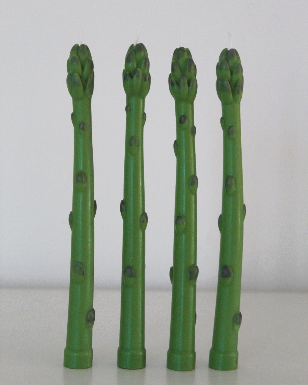 Ramillete 3 velas espárragos