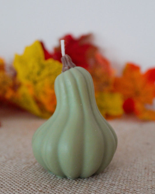 Calabaza decorativa verde