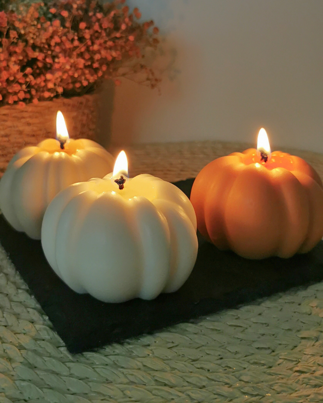 Set calabazas decorativas