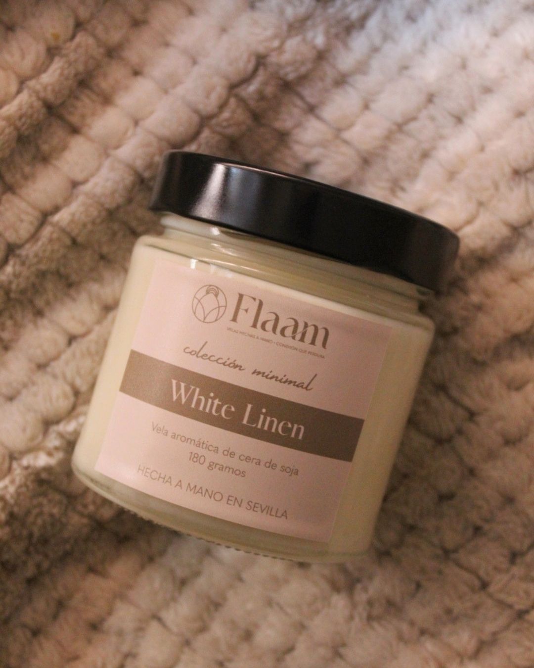 Vela tarro aroma White Linen