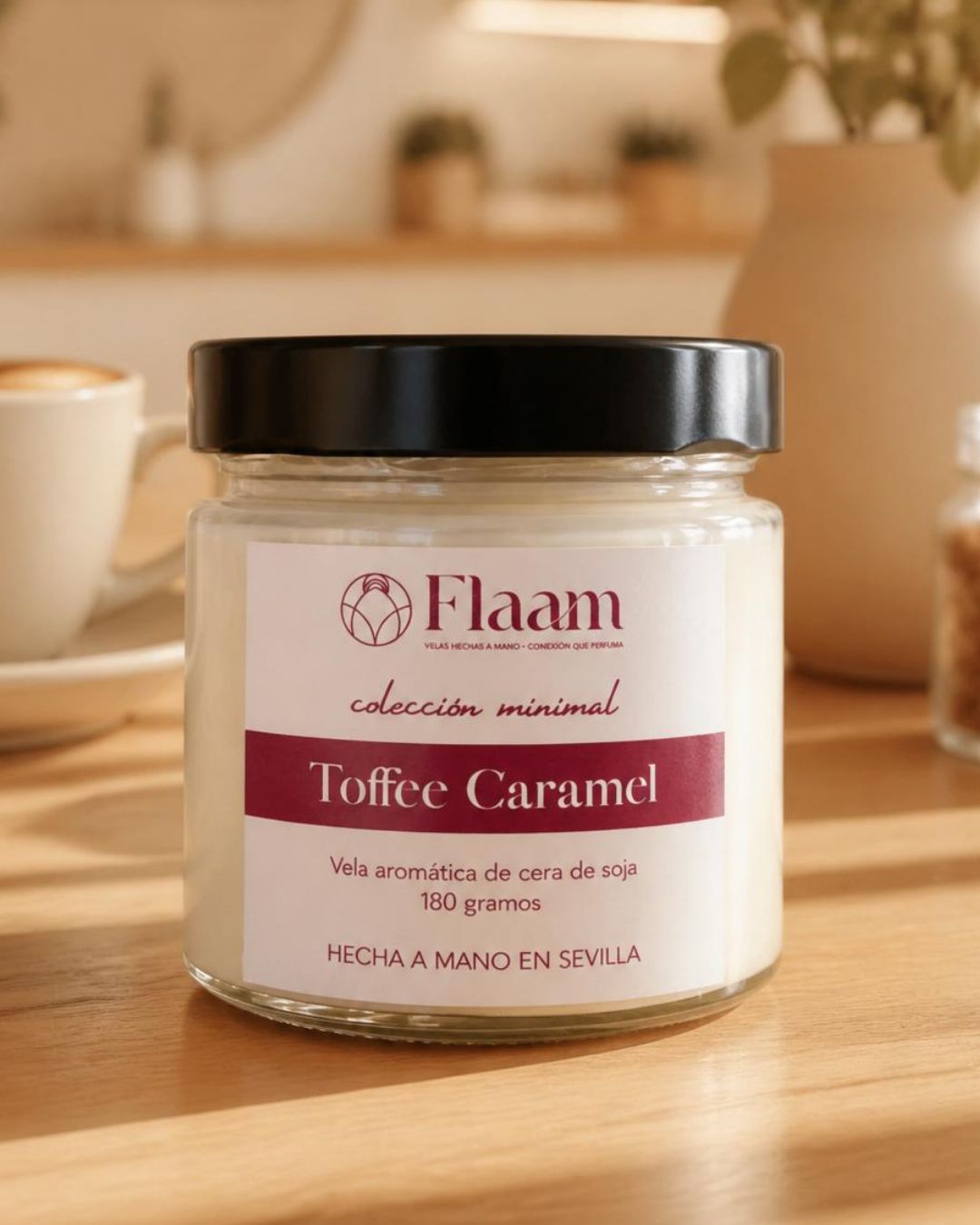 Vela tarro aroma Toffee Caramel