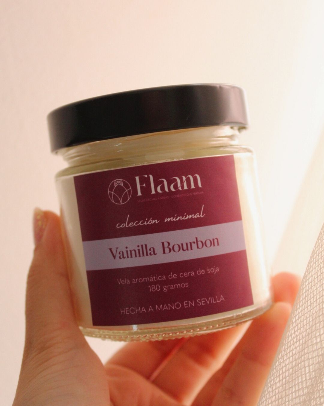 Vela tarro aroma Vainilla Bourbon